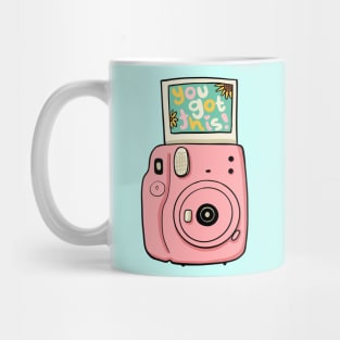 Pink Polaroid Mug